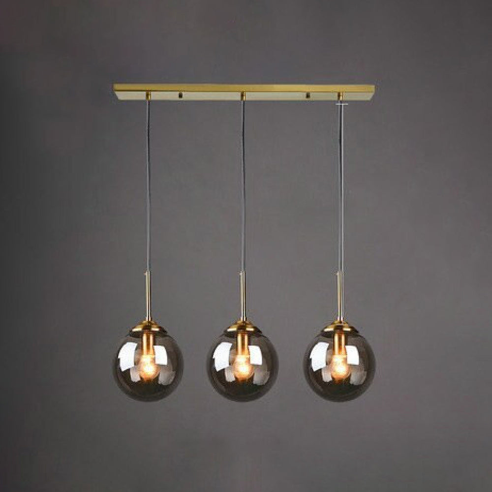 Valentina Designer Bubble Glass Pendant Light, Smoke/Clear/Amber - Neutralighting