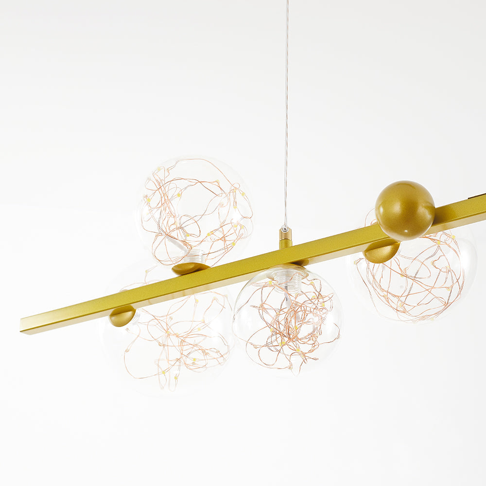 Valentina Art Deco Luminous Sphere Cluster Glass Pendant Light - Neutralighting