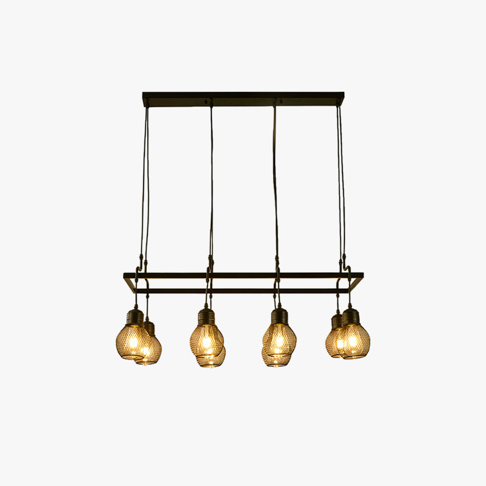 Silva Vintage Long Multihead Chandelier Dining Room/Bar/Living Room - Neutralighting