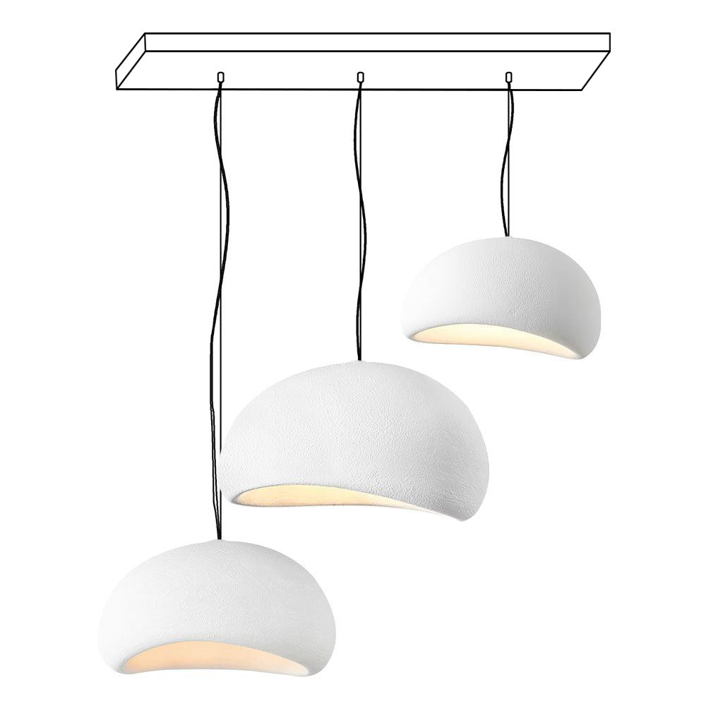 Chandelier Wabi-Sabi Pebble Cluster Organic Form Minimalist Artistic - Neutralighting