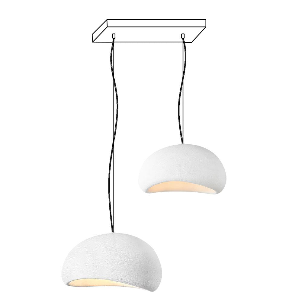 Chandelier Wabi-Sabi Pebble Cluster Organic Form Minimalist Artistic - Neutralighting