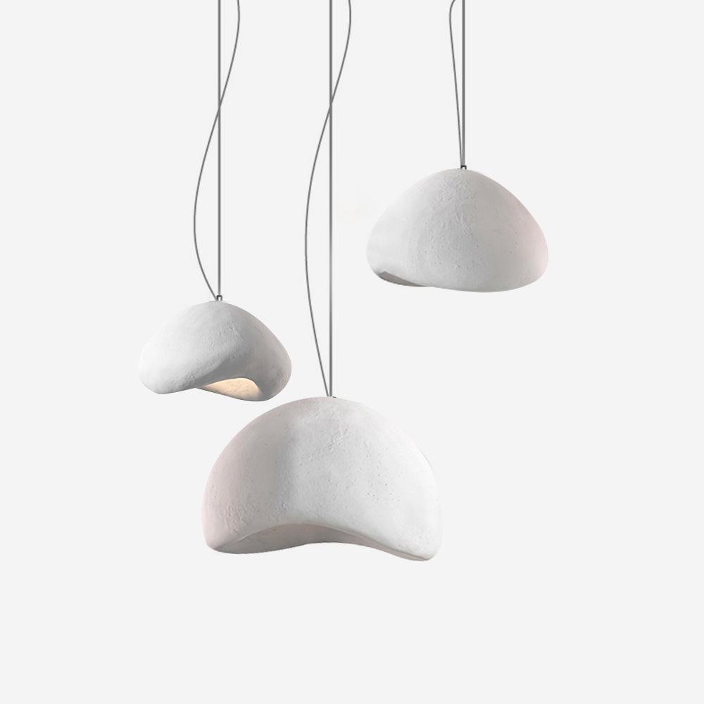 Chandelier Wabi-Sabi Pebble Cluster Organic Form Minimalist Artistic - Neutralighting
