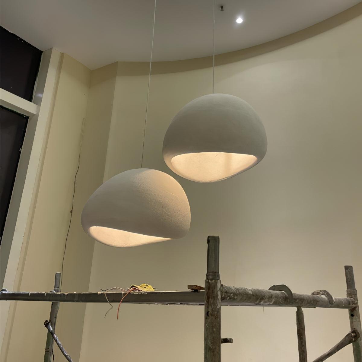 Chandelier Wabi-Sabi Pebble Cluster Organic Form Minimalist Artistic - Neutralighting