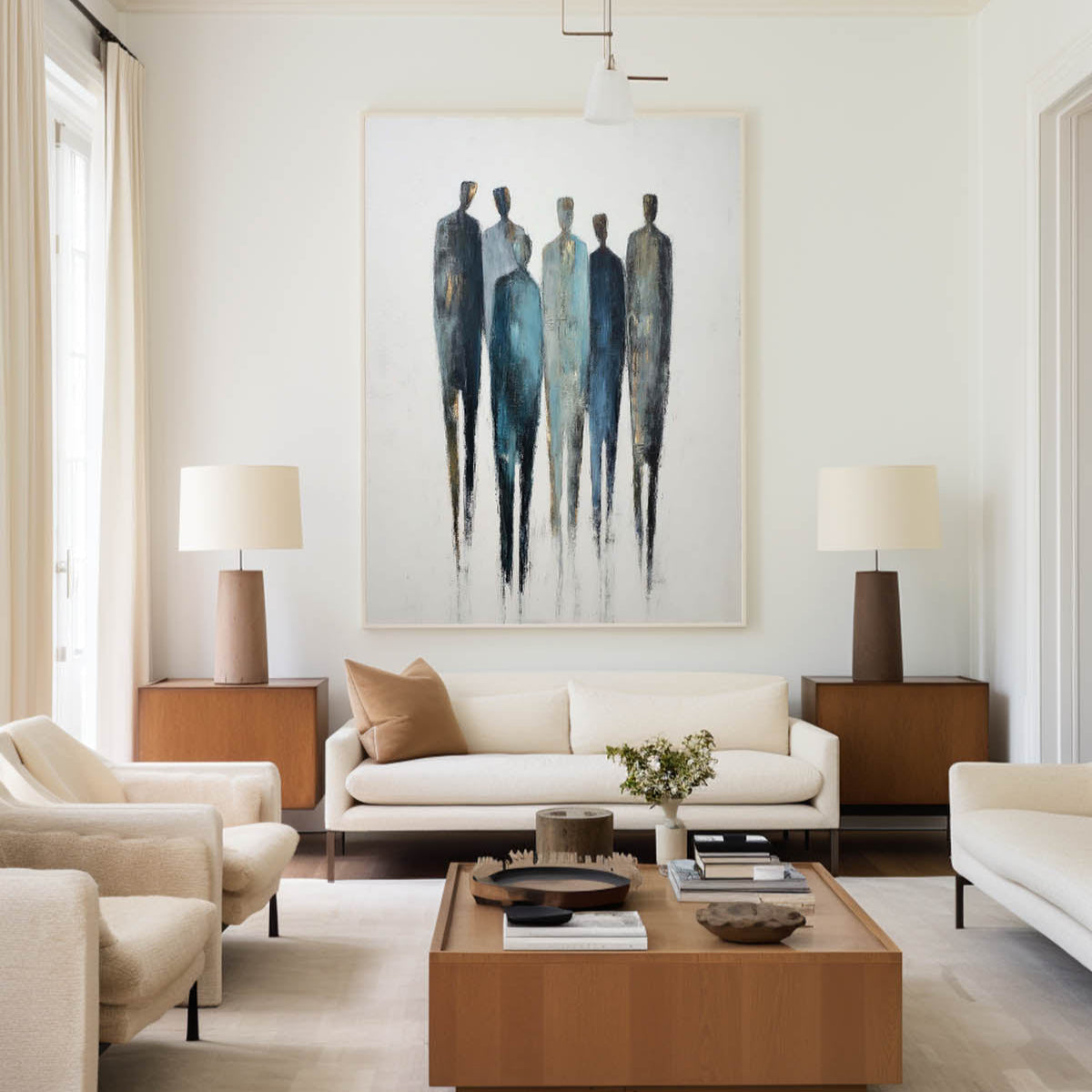 Modern Minimalist Painting ABAV605 - Neutralighting