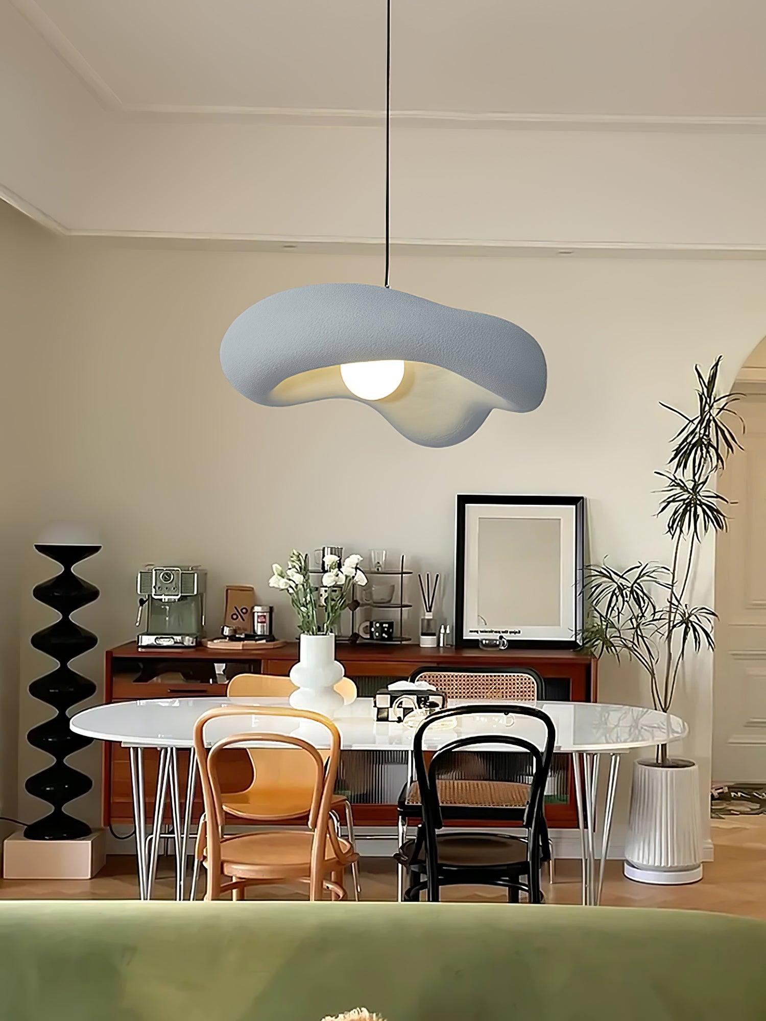 Pendant Lamp Resin in Organic Shape for Modern Interiors Natural - Neutralighting