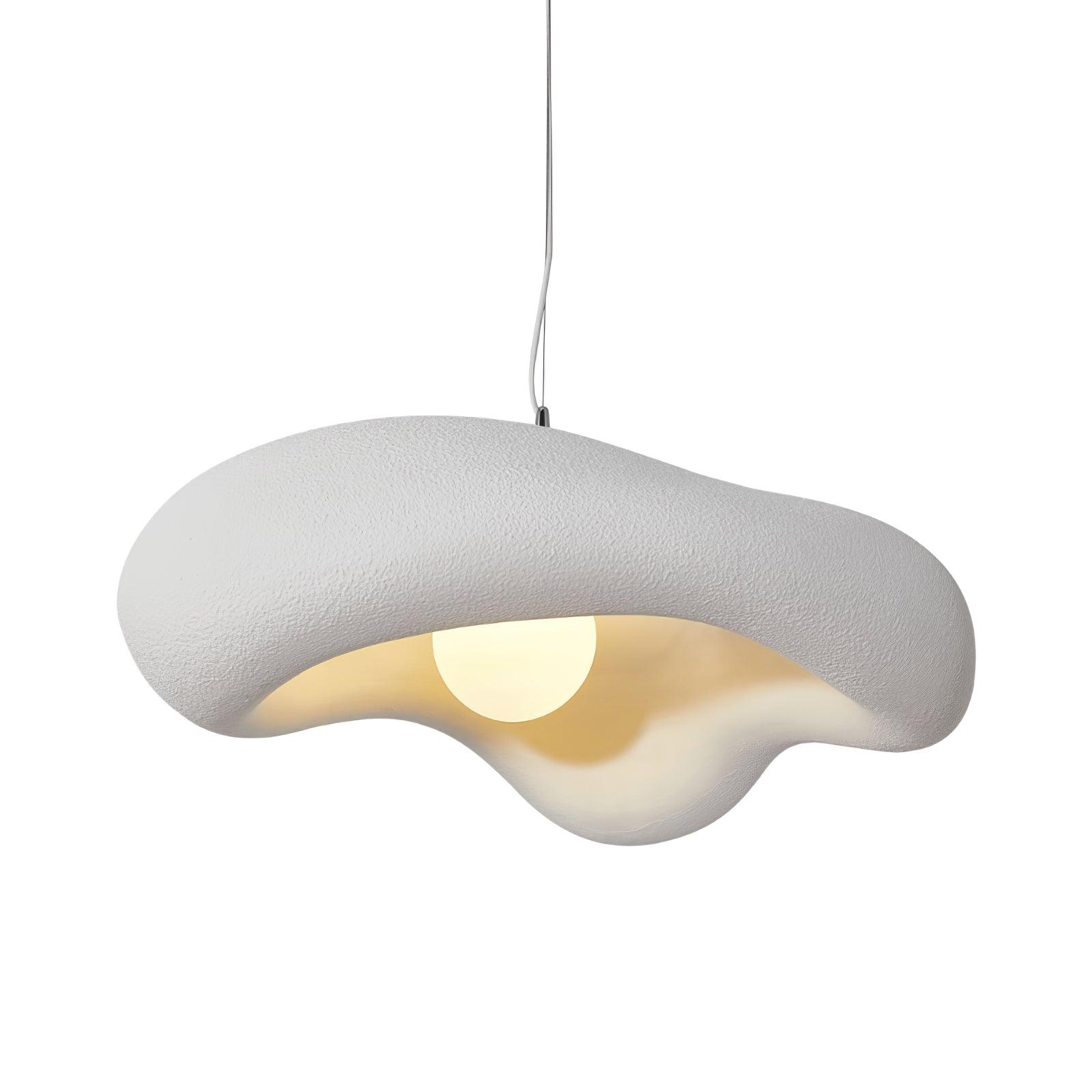 Pendant Lamp Resin in Organic Shape for Modern Interiors Natural - Neutralighting