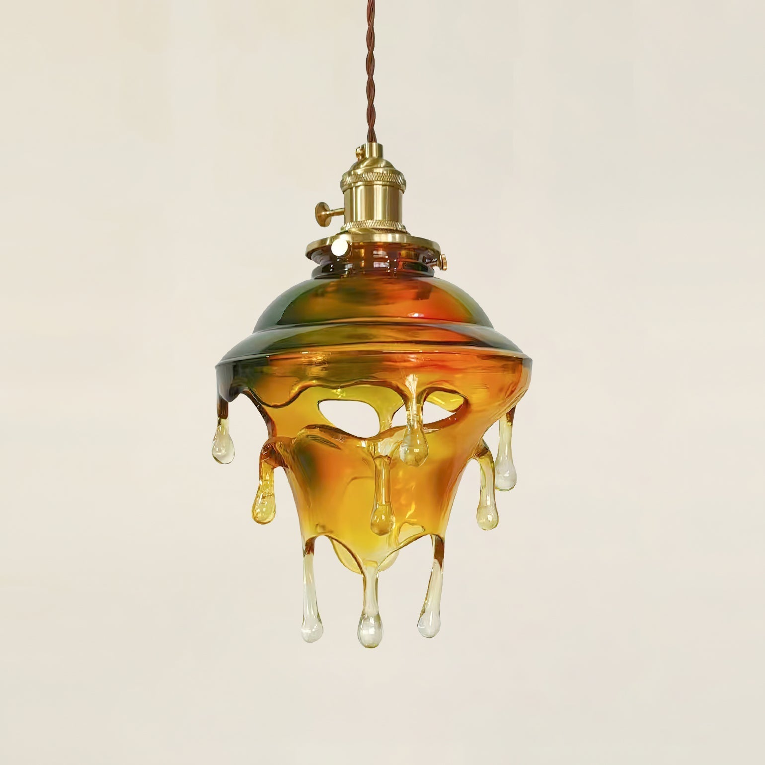 Pendant Lamp Iridescent Water Drop Shade Artistic Glow Contemporary - Neutralighting