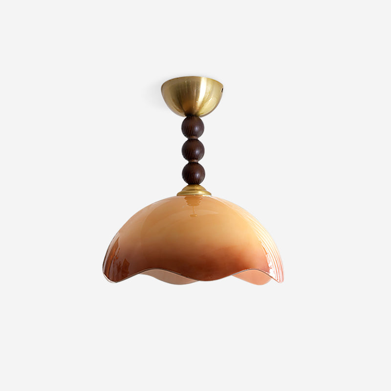 Amberis Vintage Amber Glass Ceiling Light - Neutralighting