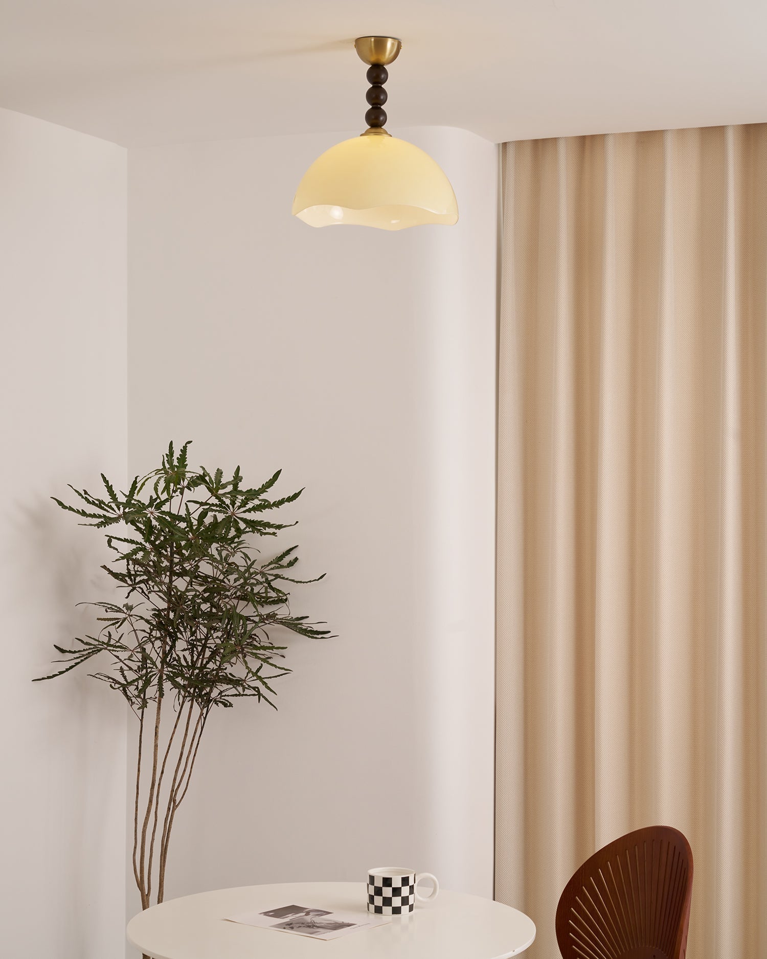 Amberis Vintage Amber Glass Ceiling Light - Neutralighting
