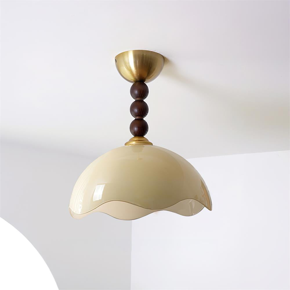 Amberis Vintage Amber Glass Ceiling Light - Neutralighting
