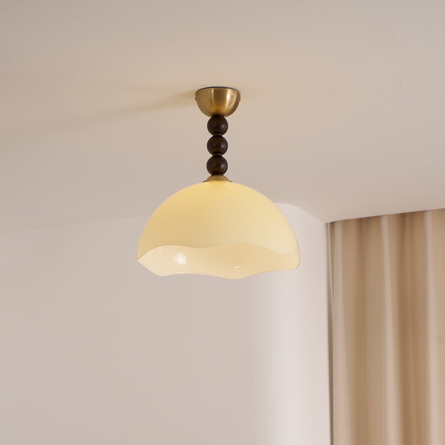 Amberis Vintage Amber Glass Ceiling Light - Neutralighting
