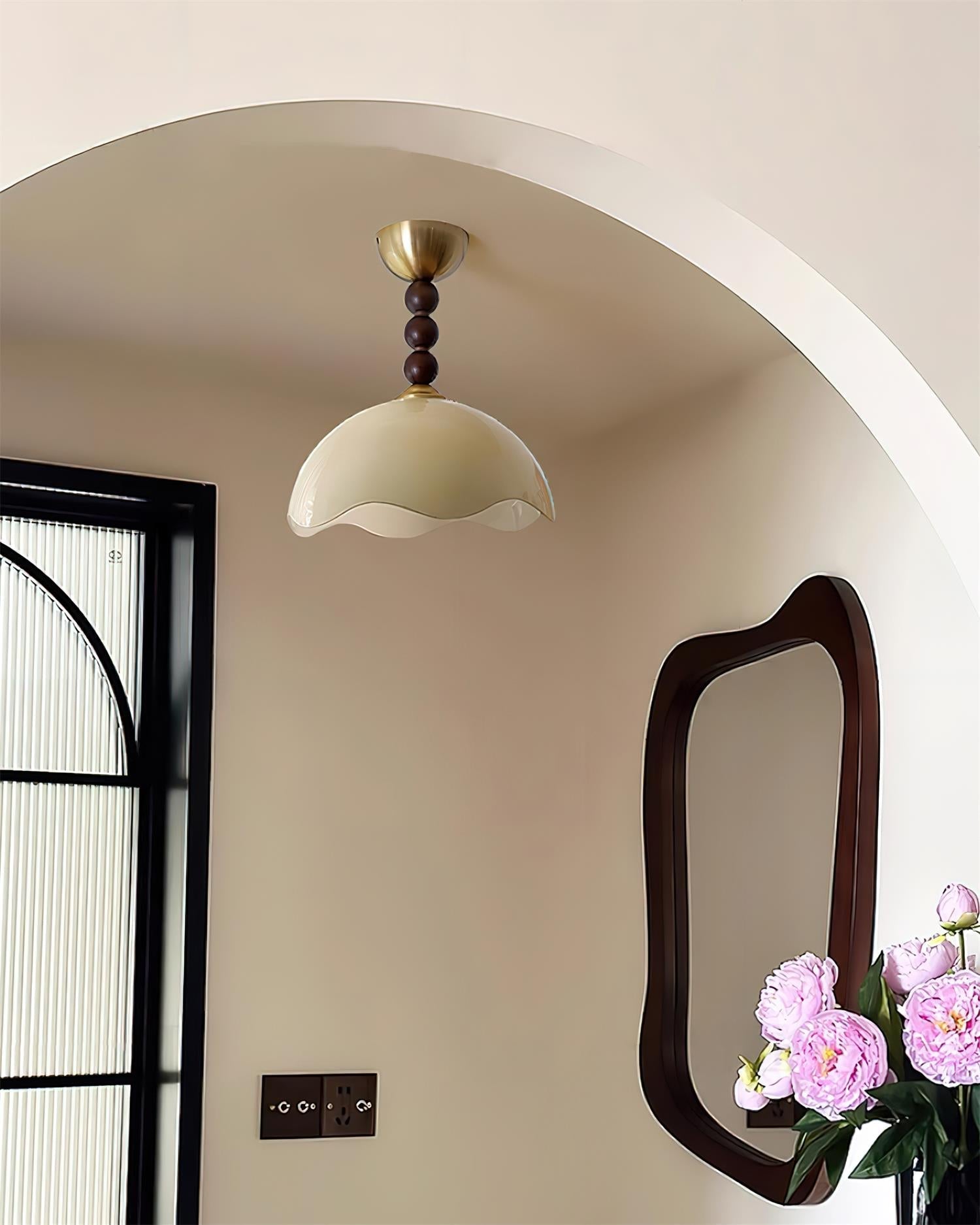 Amberis Vintage Amber Glass Ceiling Light - Neutralighting