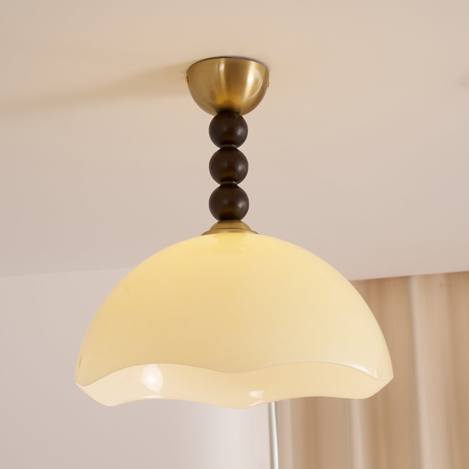 Amberis Vintage Amber Glass Ceiling Light - Neutralighting