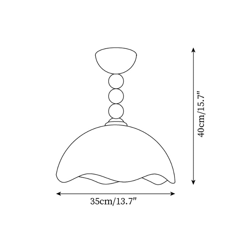 Amberis Vintage Amber Glass Ceiling Light - Neutralighting