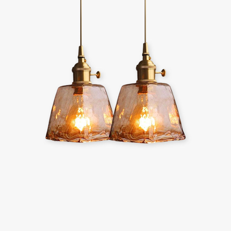 Zina Pendant Light Glass&Brass - Neutralighting