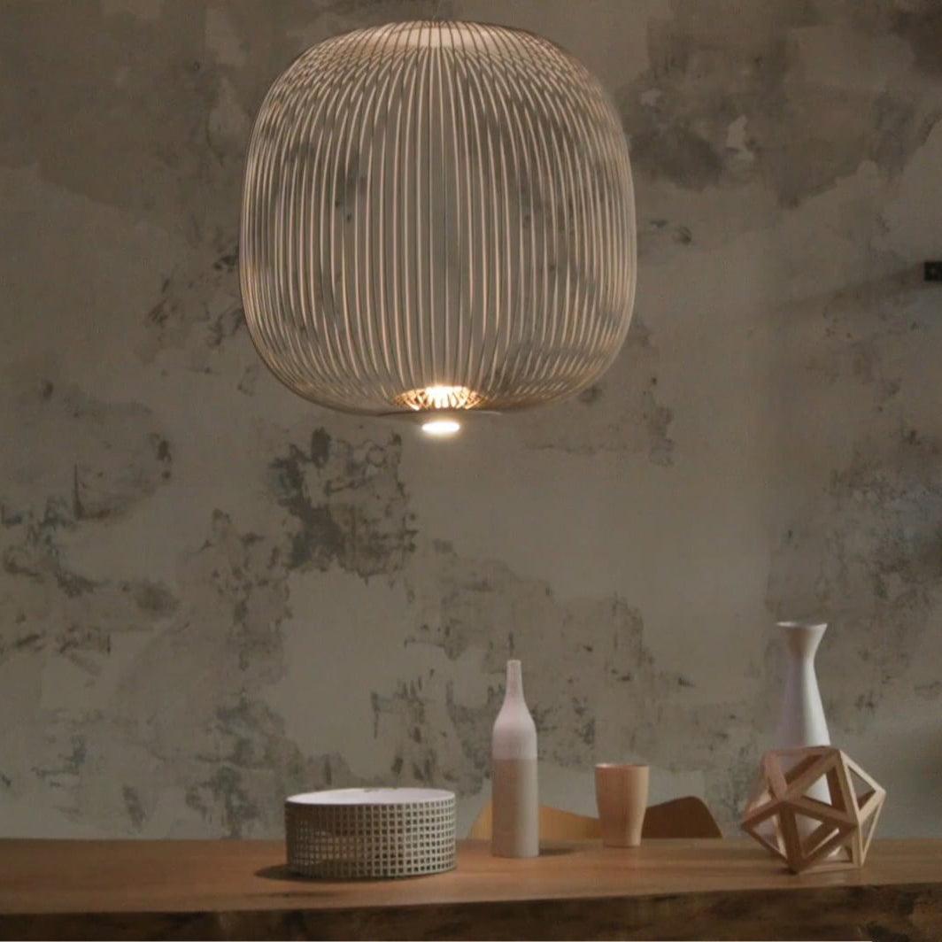 Aero Lightweight Spokes Cage Pendant Light - Neutralighting