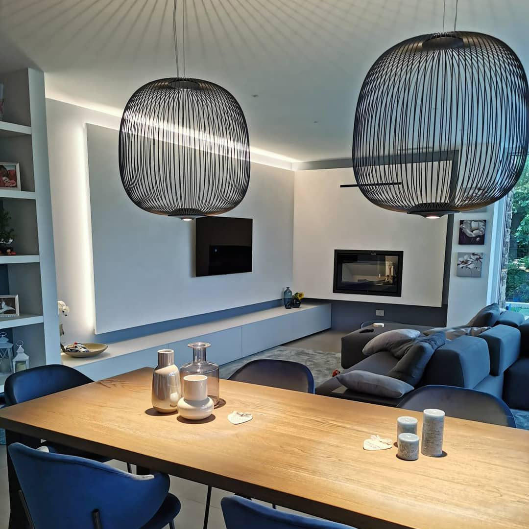 Aero Lightweight Spokes Cage Pendant Light - Neutralighting