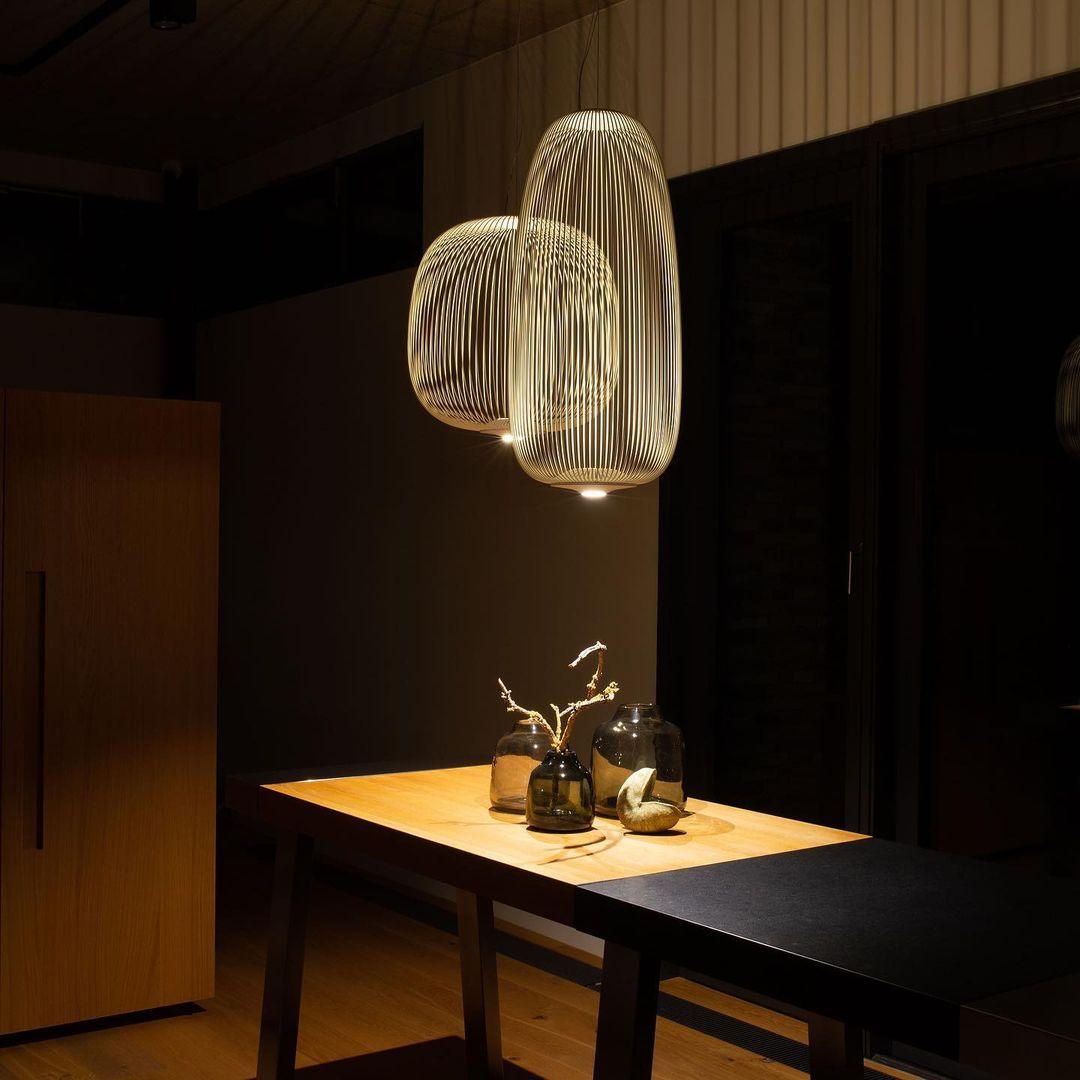 Aero Lightweight Spokes Cage Pendant Light - Neutralighting