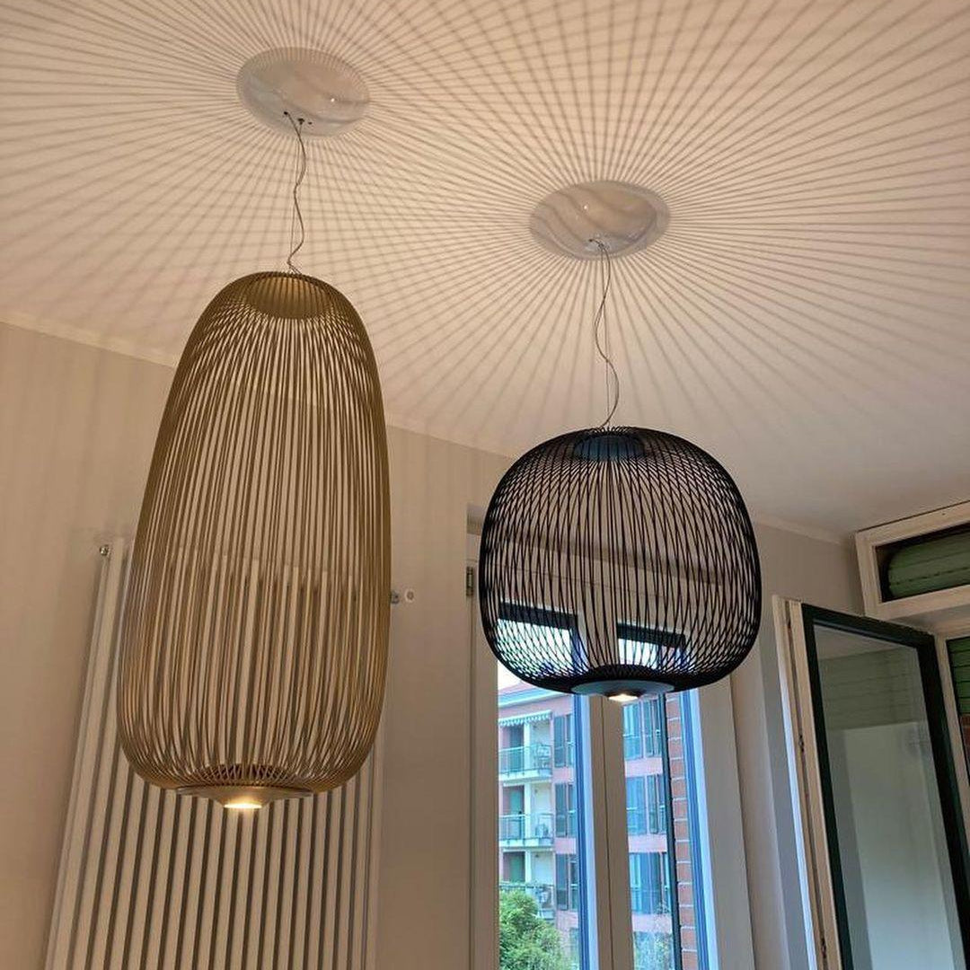Aero Lightweight Spokes Cage Pendant Light - Neutralighting
