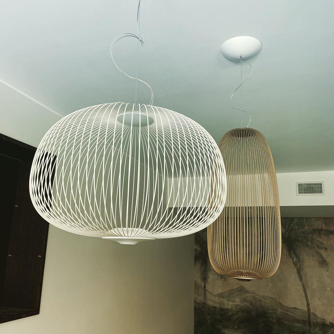 Aero Lightweight Spokes Cage Pendant Light - Neutralighting