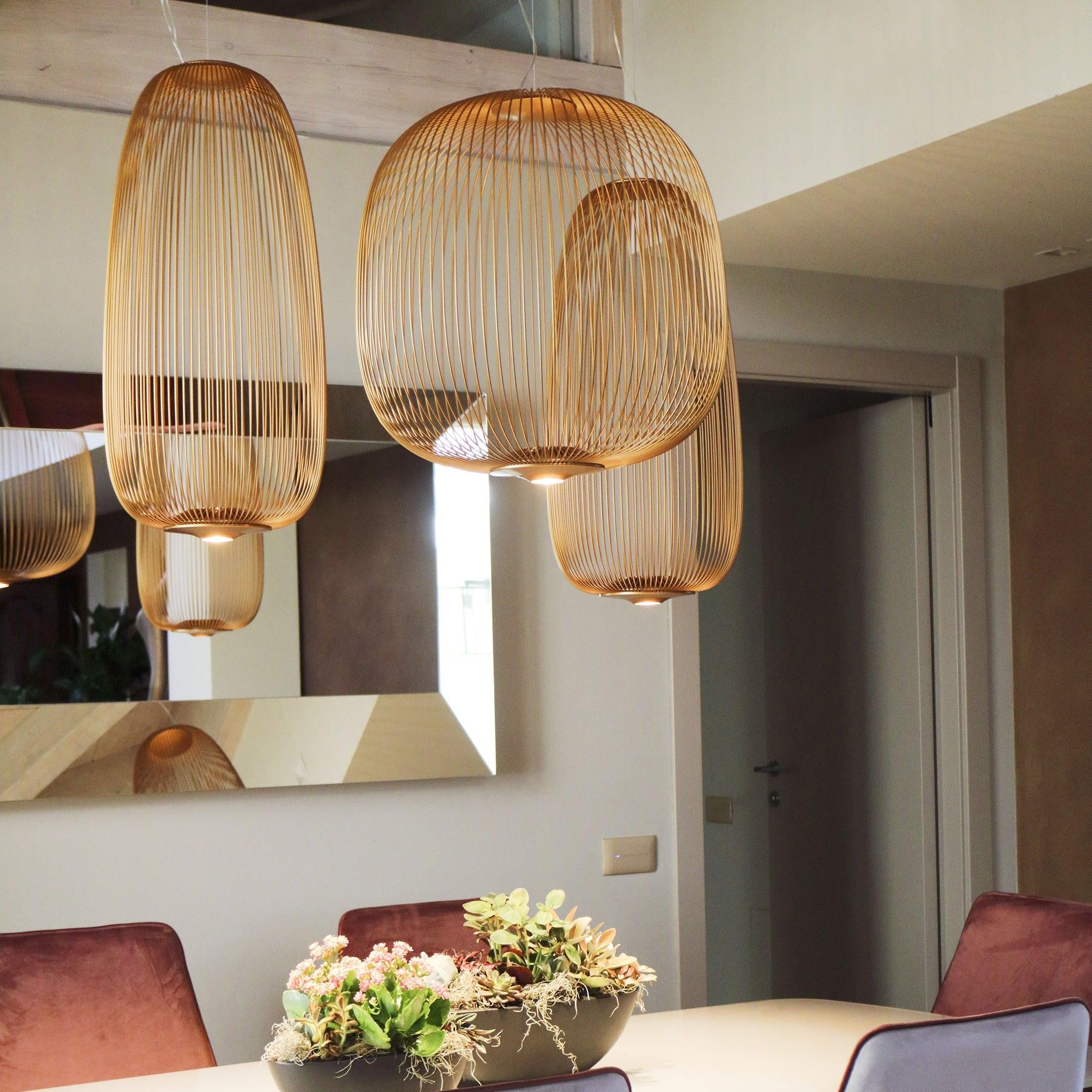 Aero Lightweight Spokes Cage Pendant Light - Neutralighting