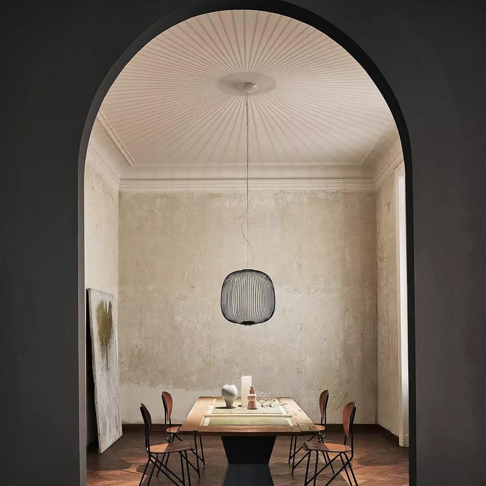 Aero Lightweight Spokes Cage Pendant Light - Neutralighting