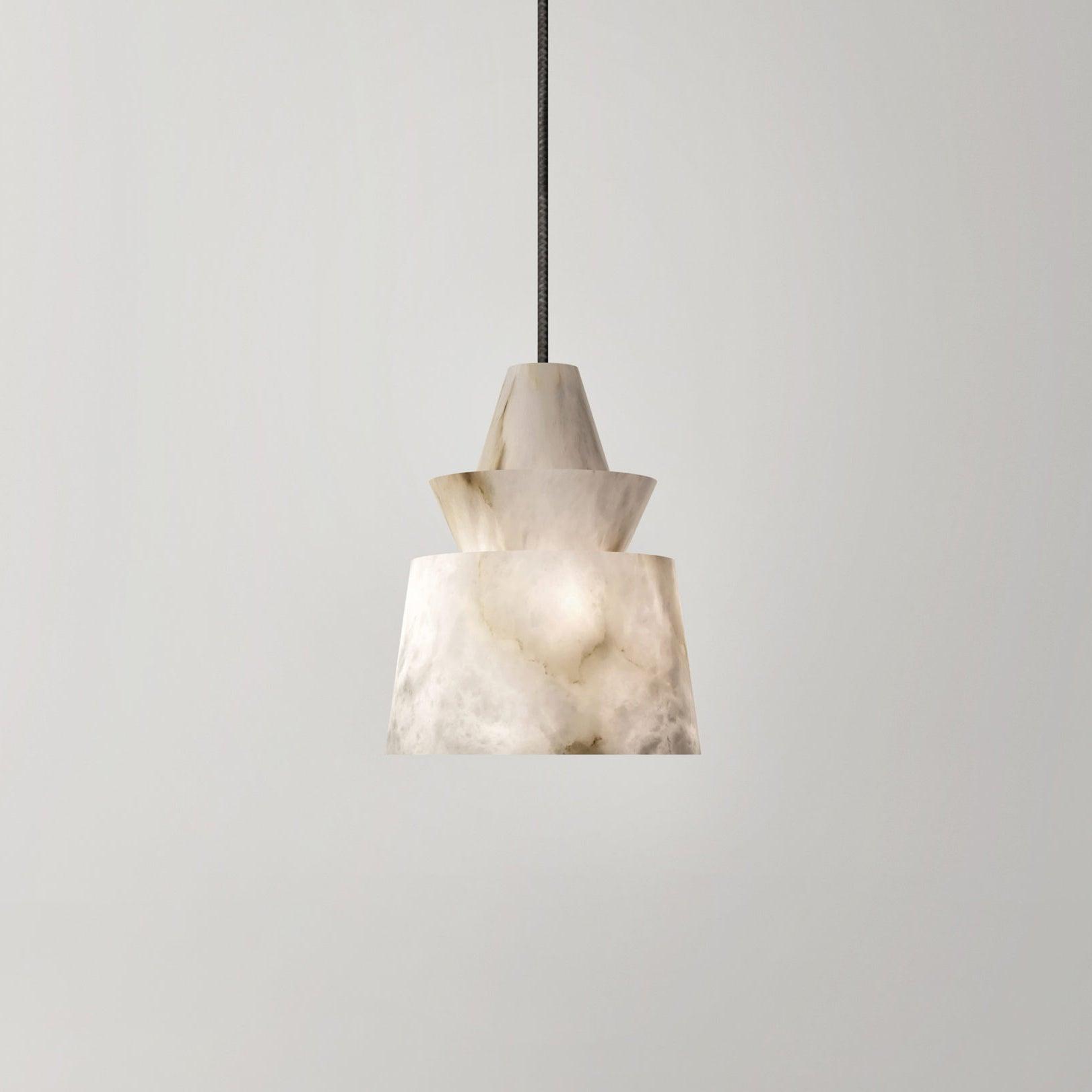 Curineth Minimalist Alabaster Pendant Light - Neutralighting
