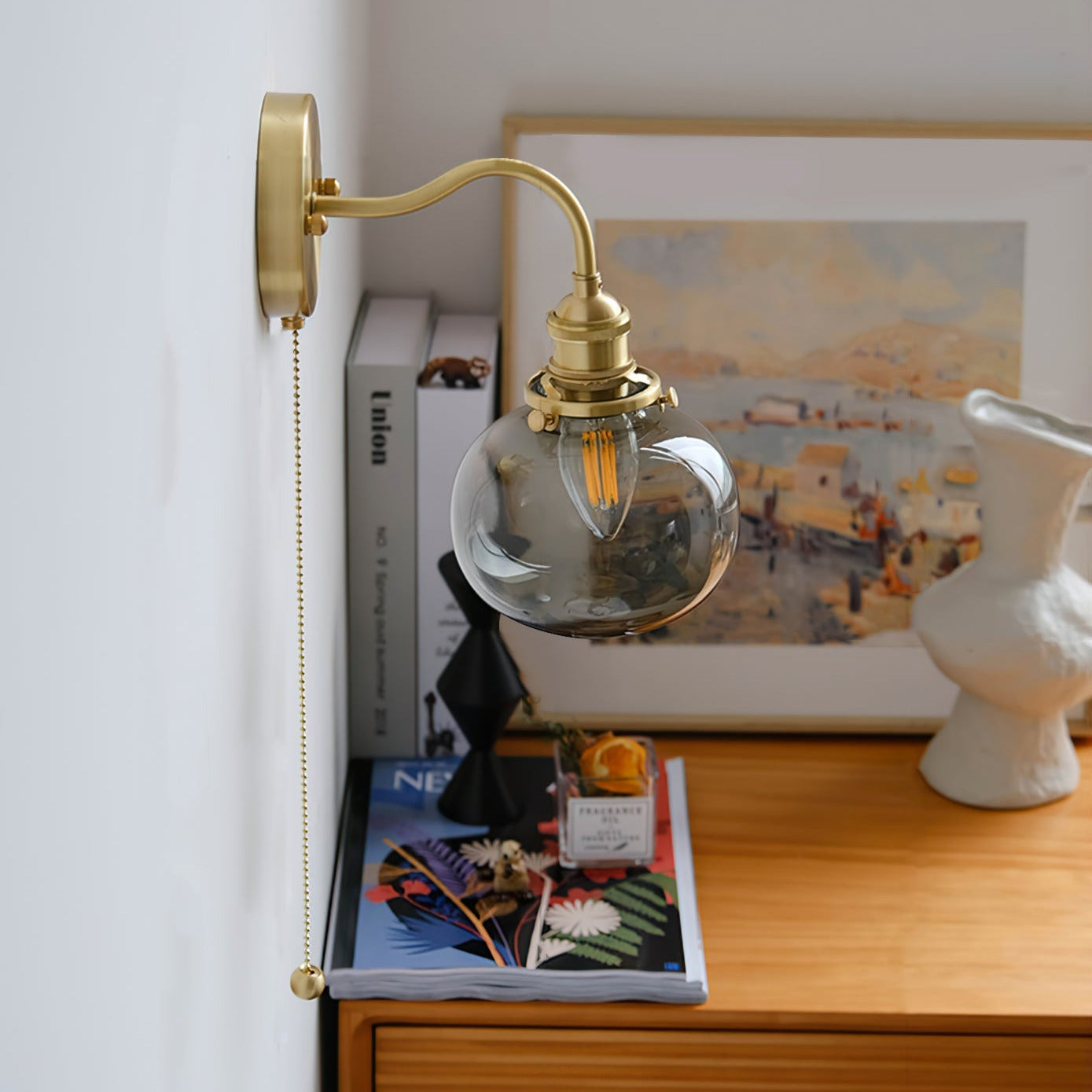 June Vintage Glass Wall Lamp - Neutralighting