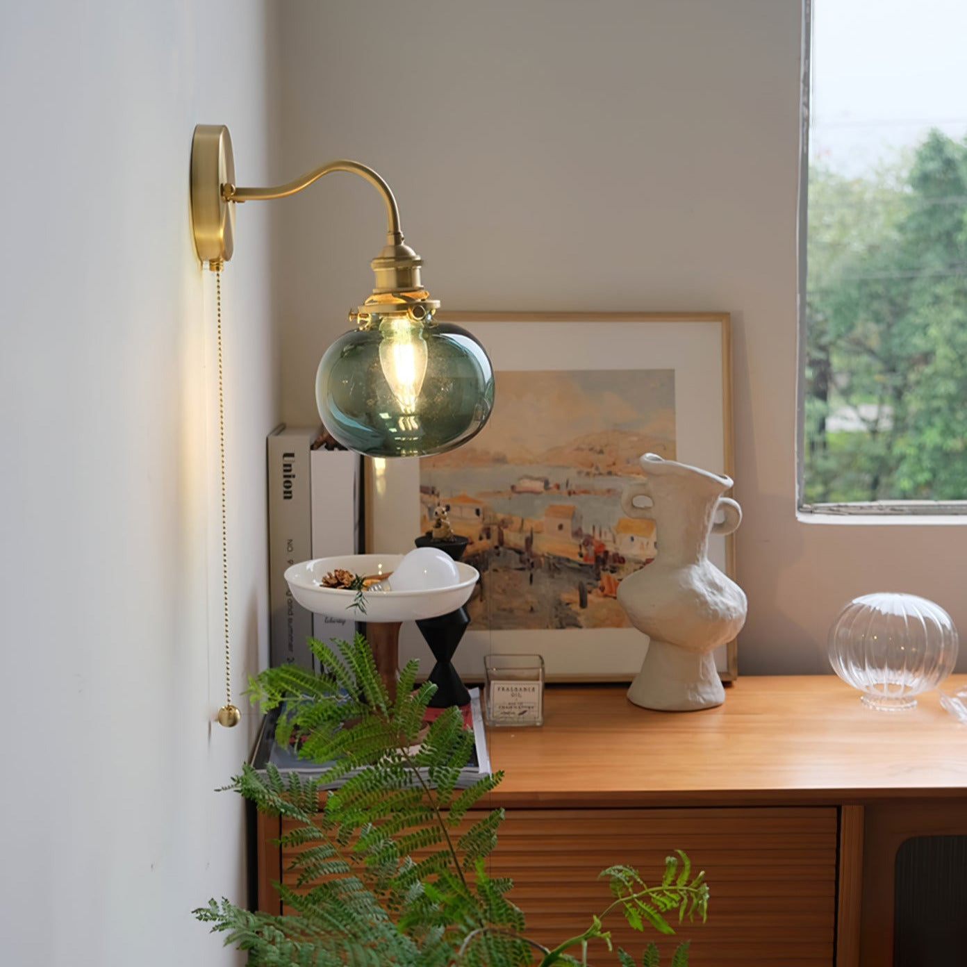 June Vintage Glass Wall Lamp - Neutralighting