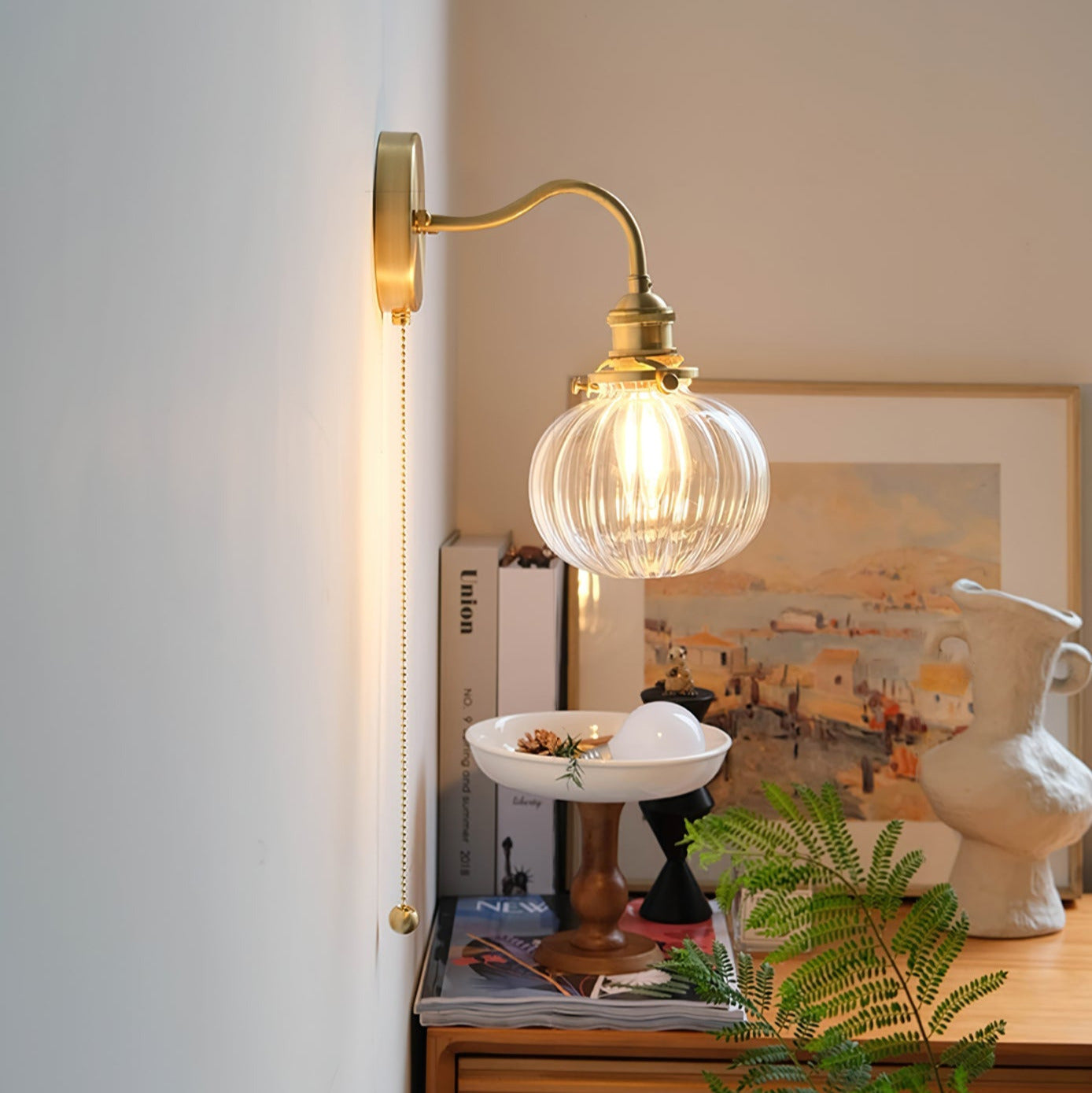 June Vintage Glass Wall Lamp - Neutralighting