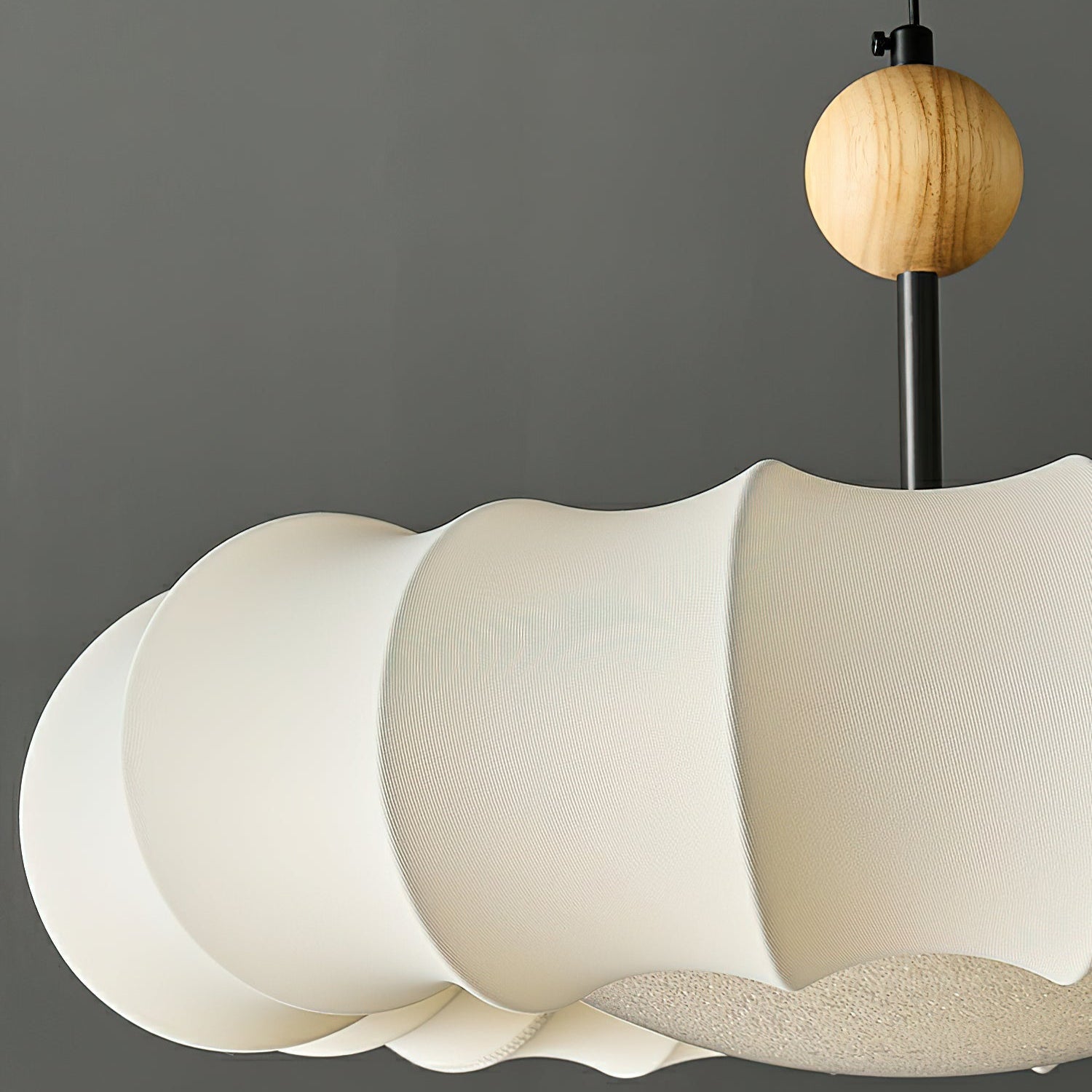 Reyna Veil Pendant Light Fabric - Neutralighting