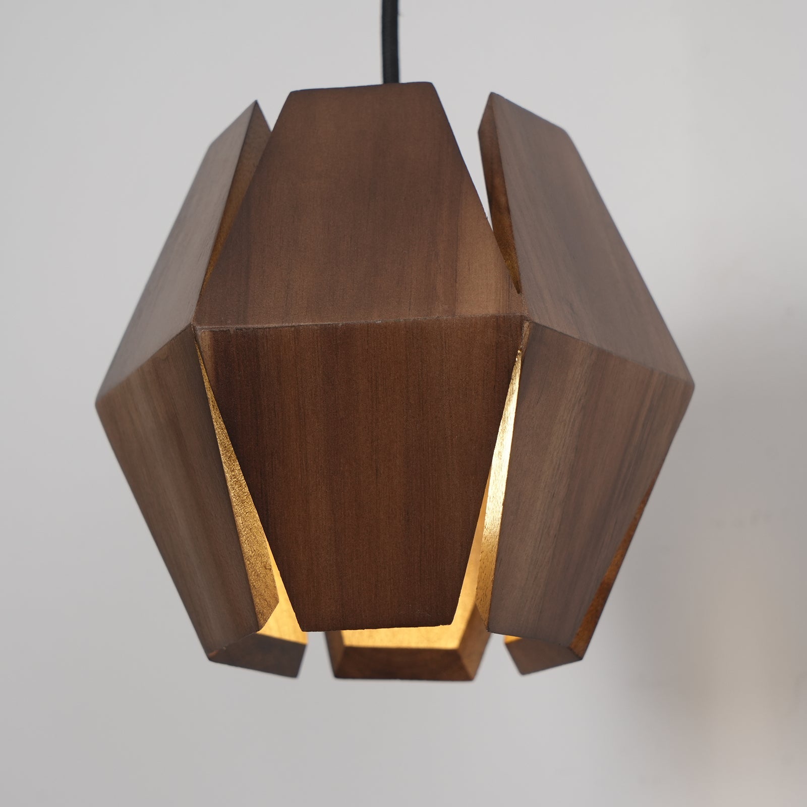 Wall Lamp Geometric Wood Shade Warm Glow Nordic Minimalist Accent - Neutralighting