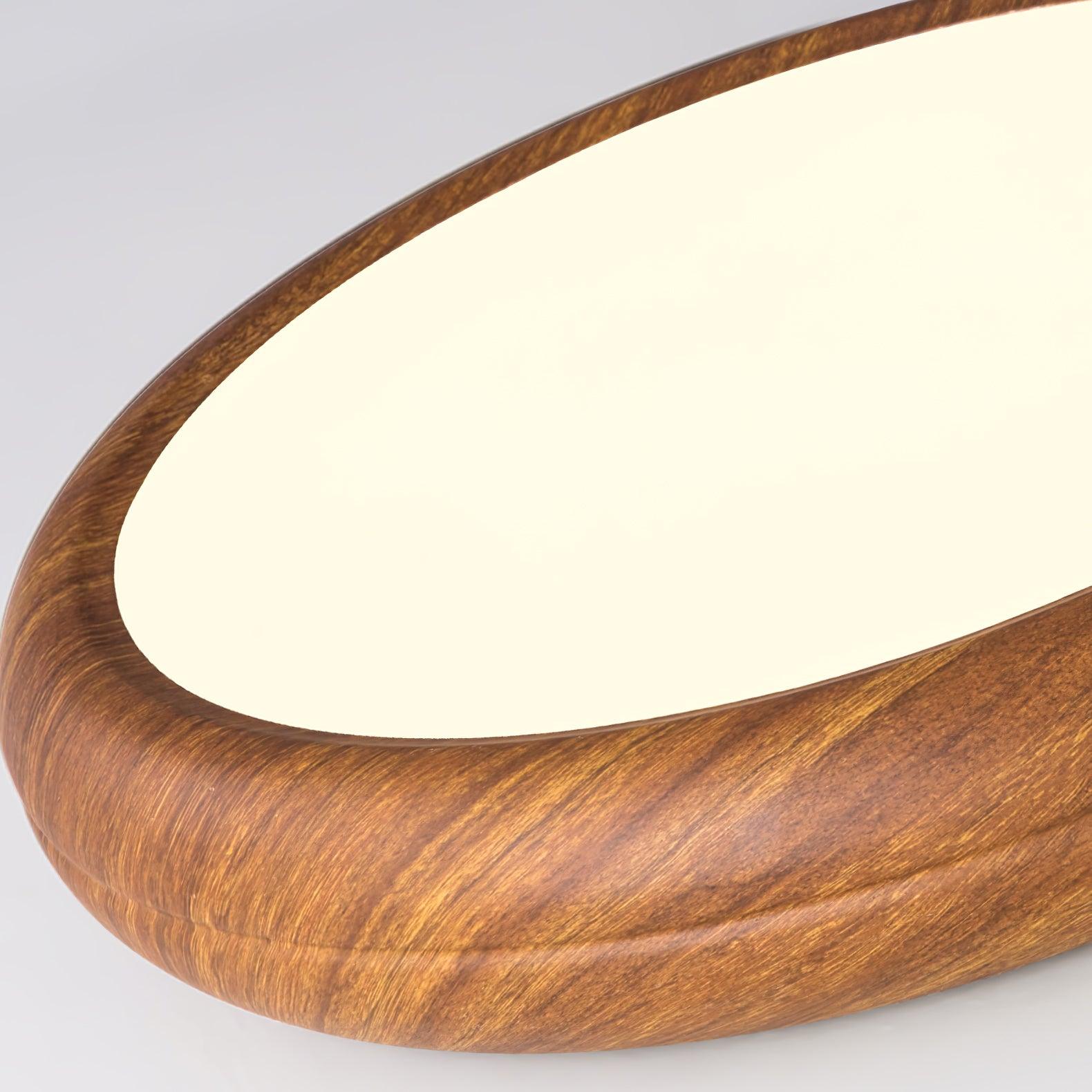 Orbis Wood Wood Grain Round Ceiling Light - Neutralighting