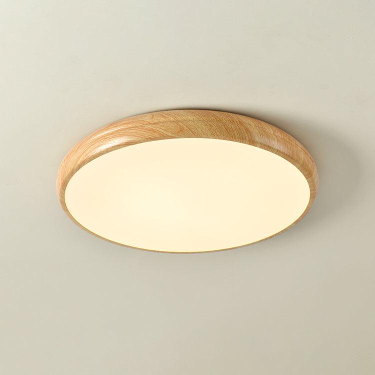 Grena Wood Grain Round Ceiling Light - Neutralighting