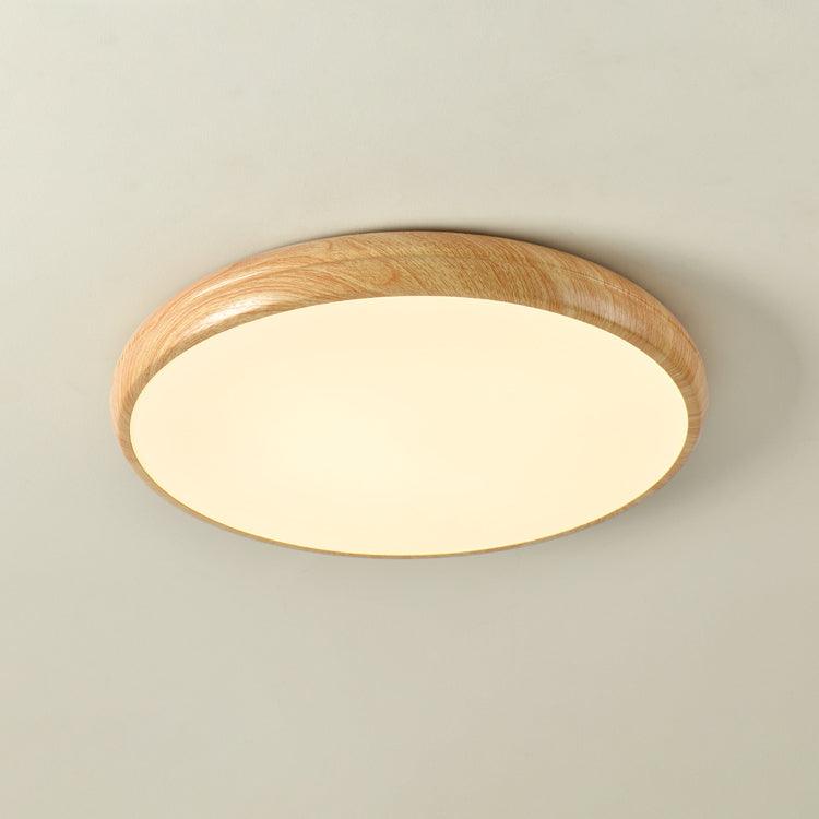 Grena Wood Grain Round Ceiling Light - Neutralighting