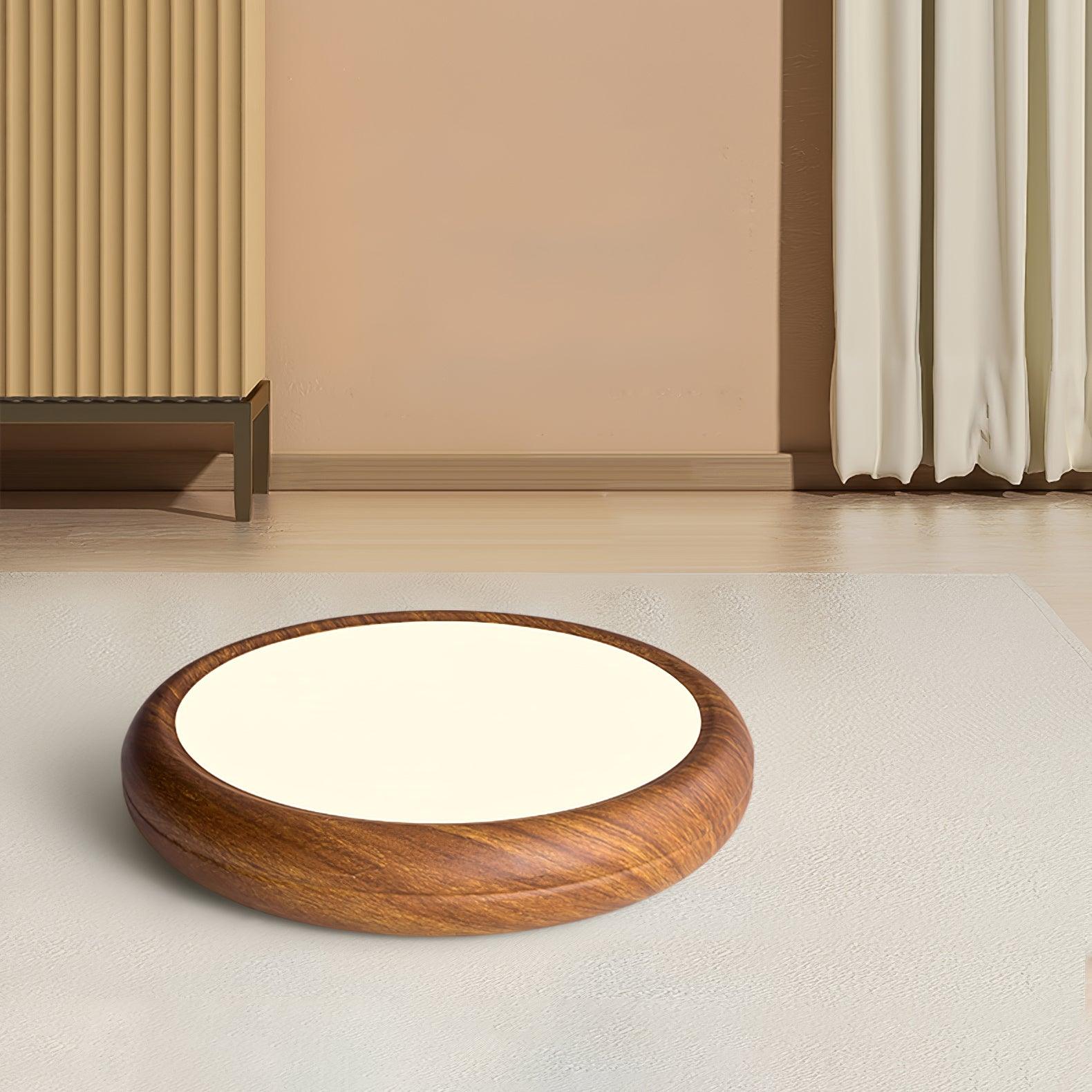 Grena Wood Grain Round Ceiling Light - Neutralighting