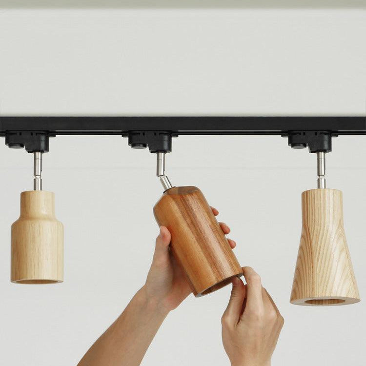 Finn Wood Track Ceiling Light Spotlight - Neutralighting