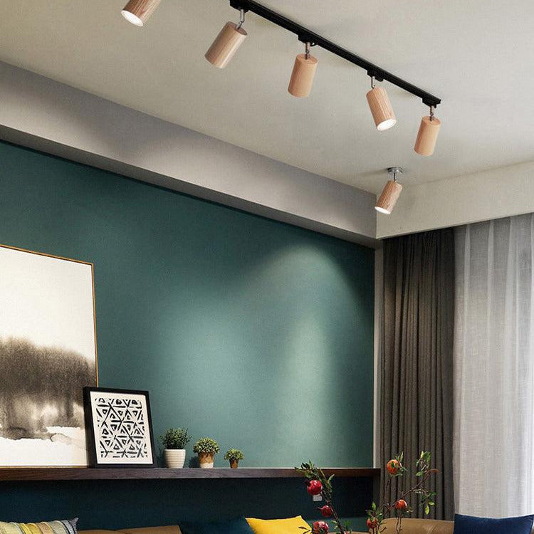 Finn Wood Track Ceiling Light Spotlight - Neutralighting