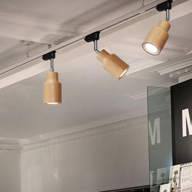 Finn Wood Track Ceiling Light Spotlight - Neutralighting