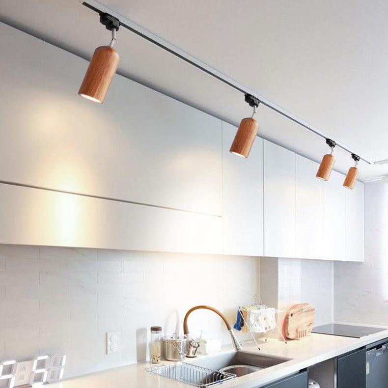 Finn Wood Track Ceiling Light Spotlight - Neutralighting