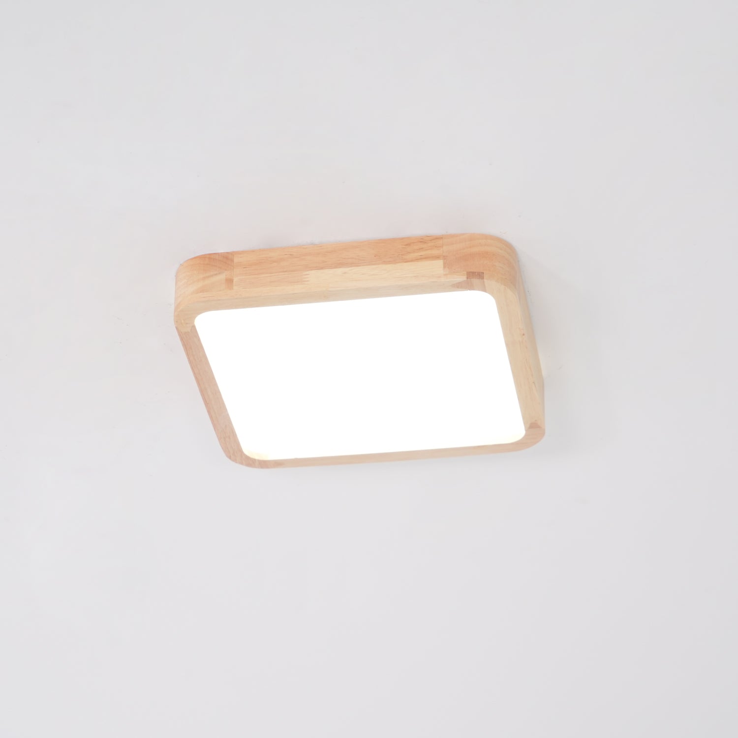 Hano Wooden Geometric Ceiling Light - Neutralighting