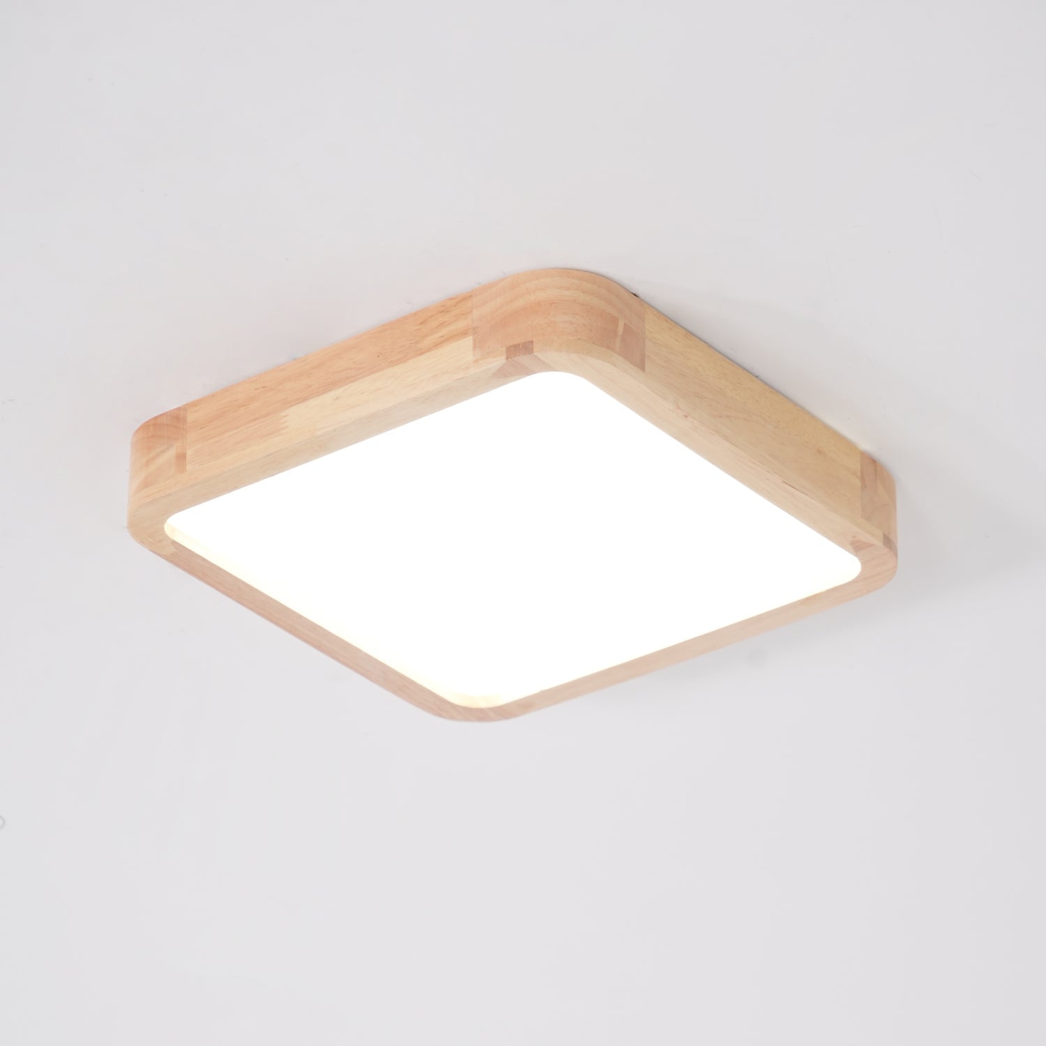 Hano Wooden Geometric Ceiling Light - Neutralighting