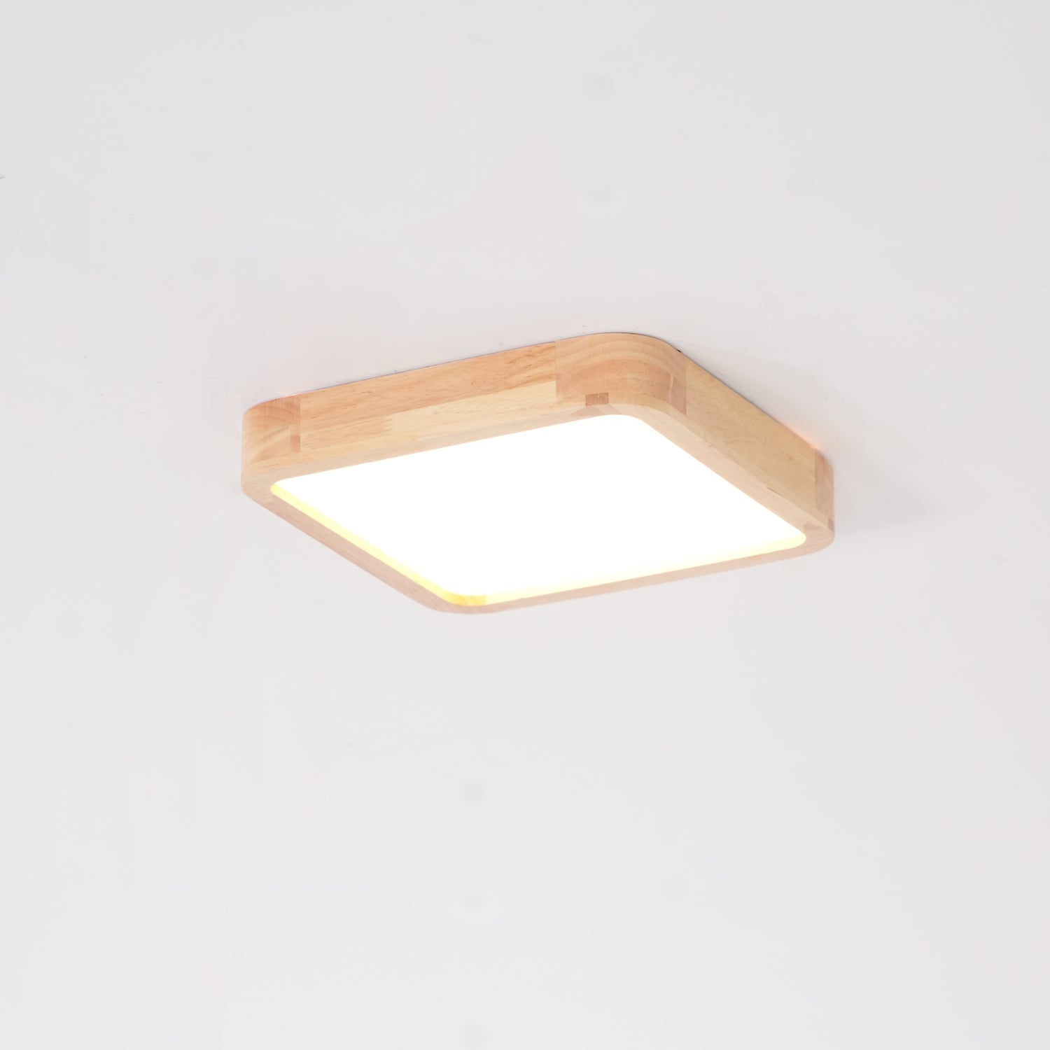 Hano Wooden Geometric Ceiling Light - Neutralighting