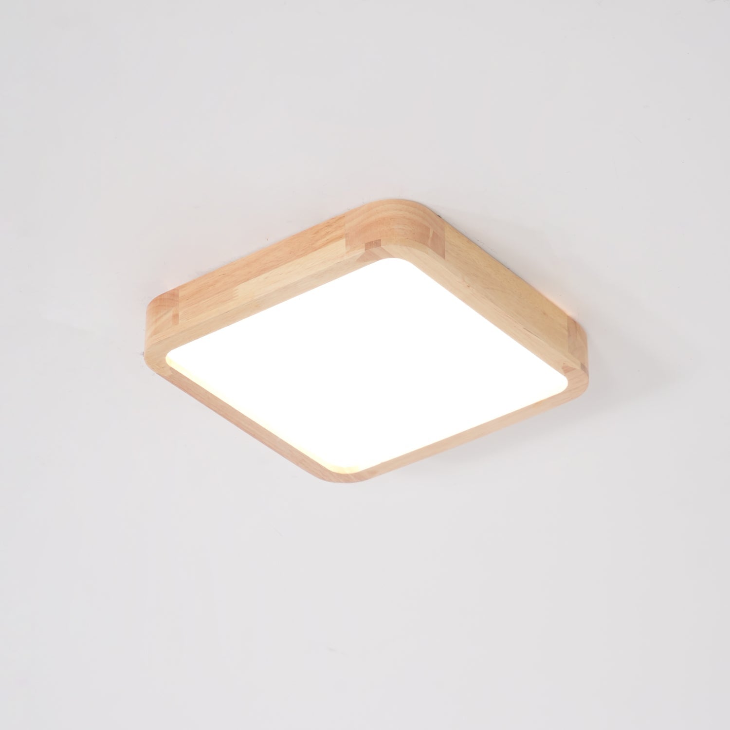 Hano Wooden Geometric Ceiling Light - Neutralighting