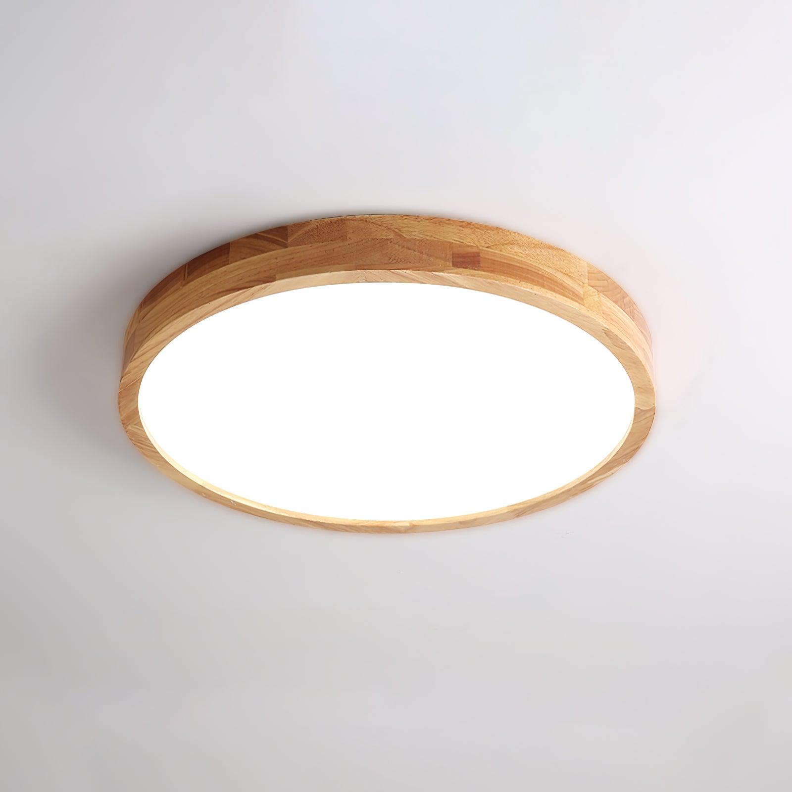 Hano Wooden Geometric Ceiling Light - Neutralighting