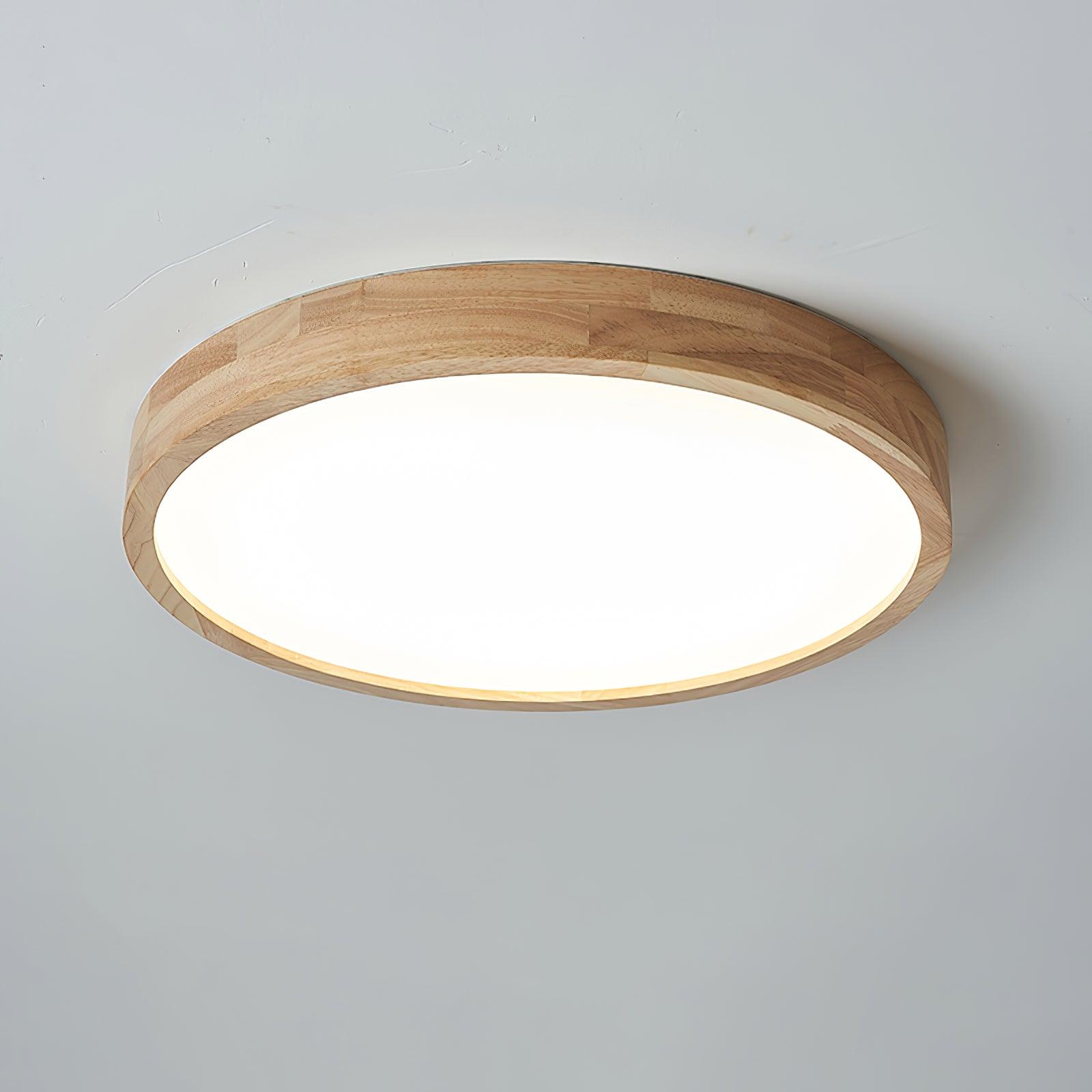Hano Wooden Geometric Ceiling Light - Neutralighting