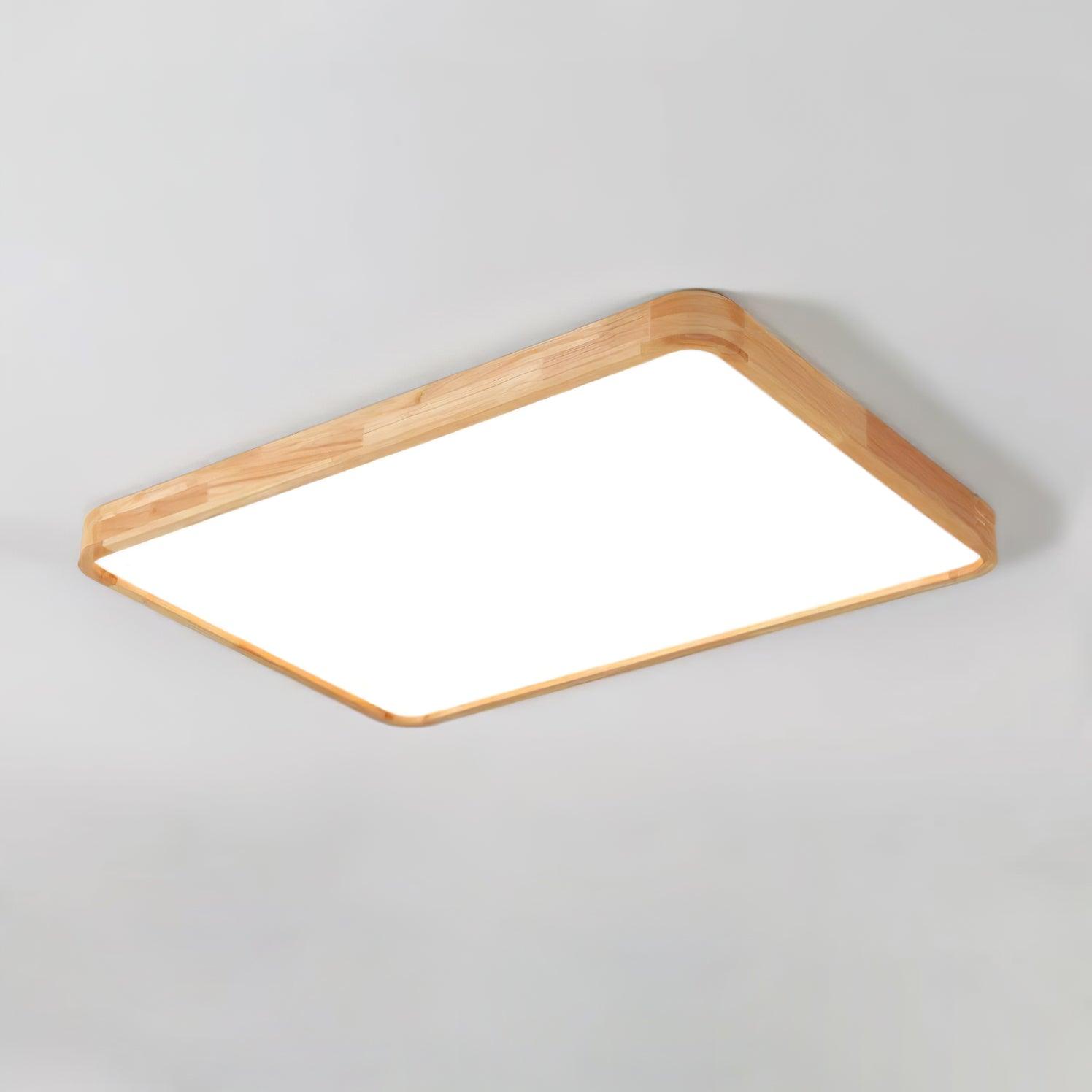 Hano Wooden Geometric Ceiling Light - Neutralighting