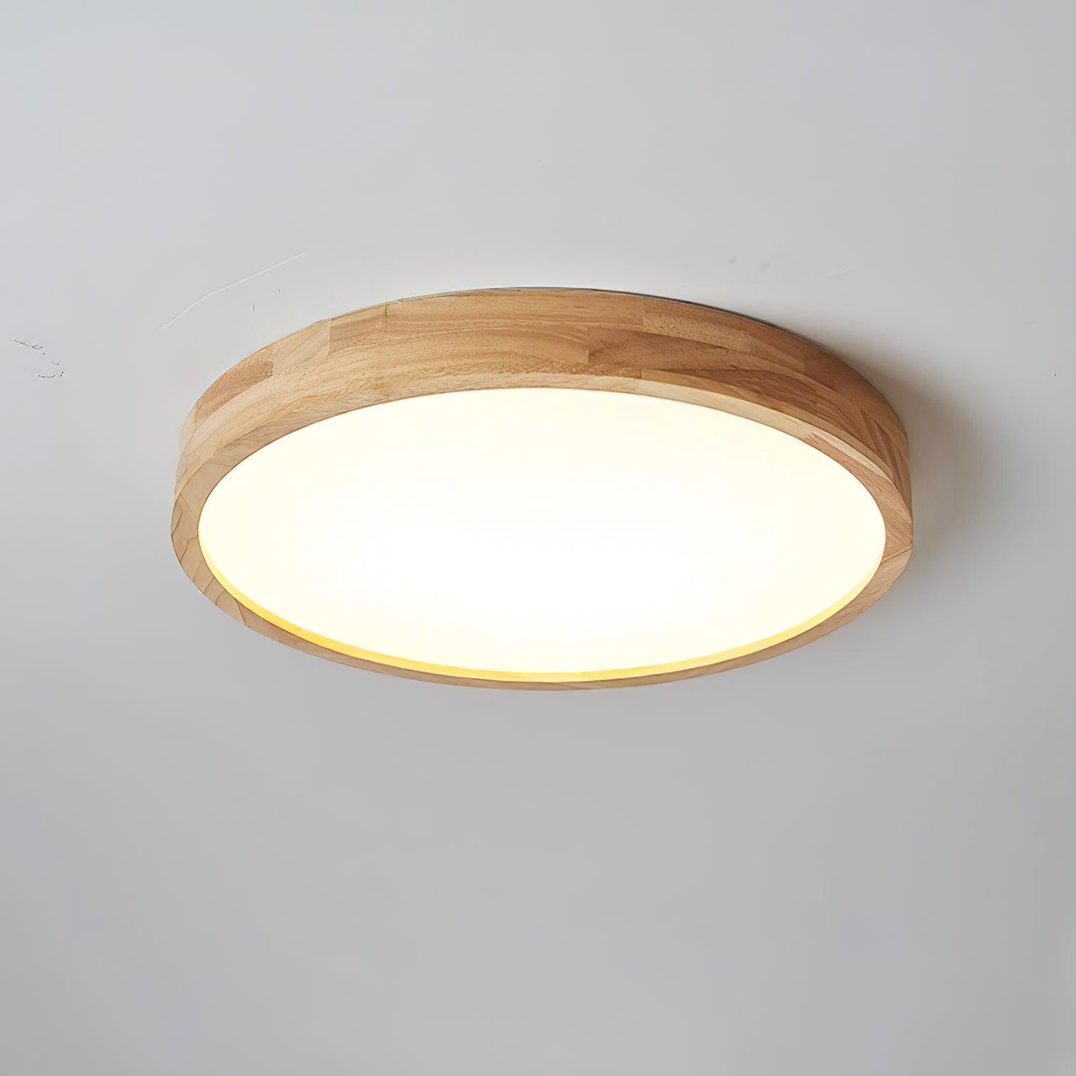 Hano Wooden Geometric Ceiling Light - Neutralighting