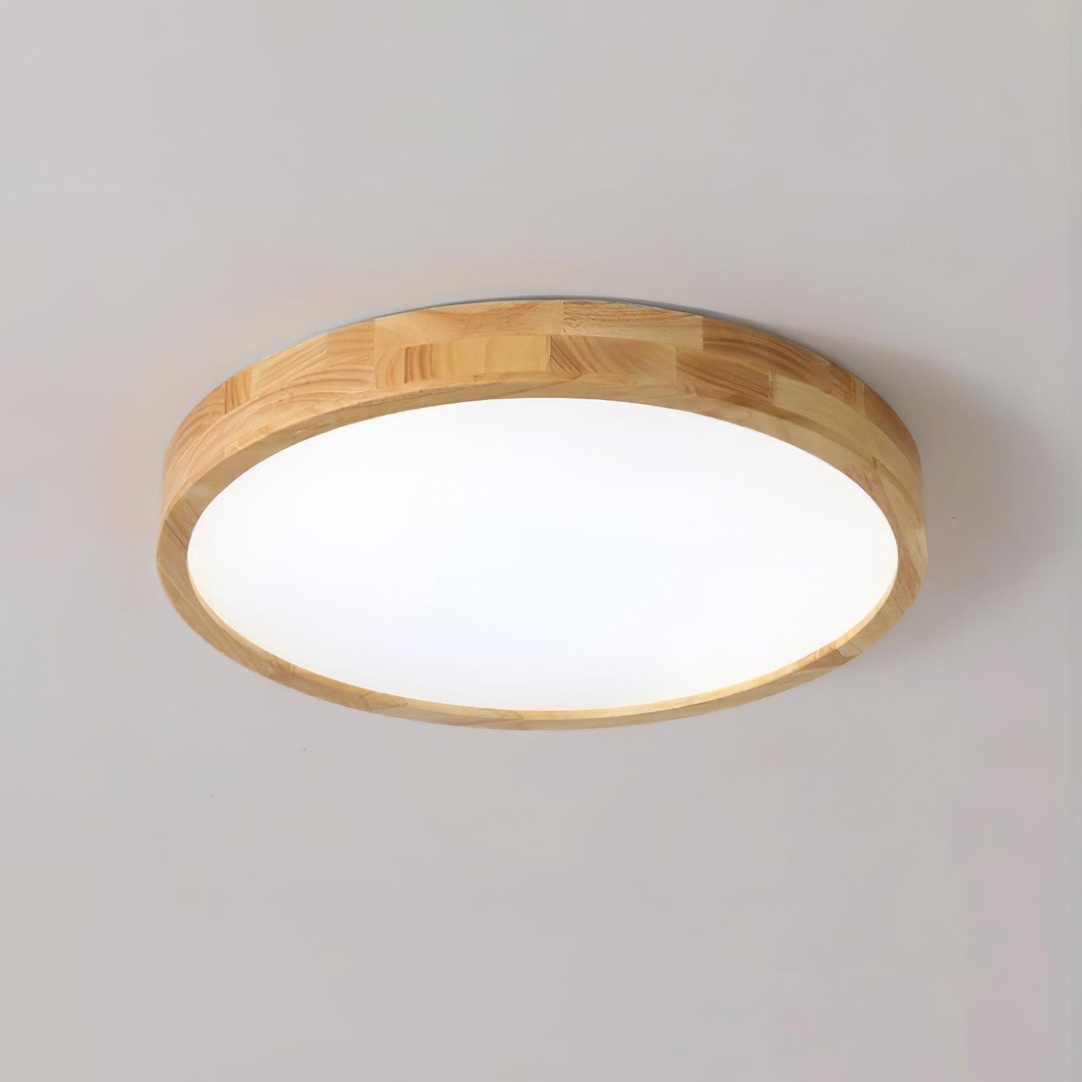 Hano Wooden Geometric Ceiling Light - Neutralighting