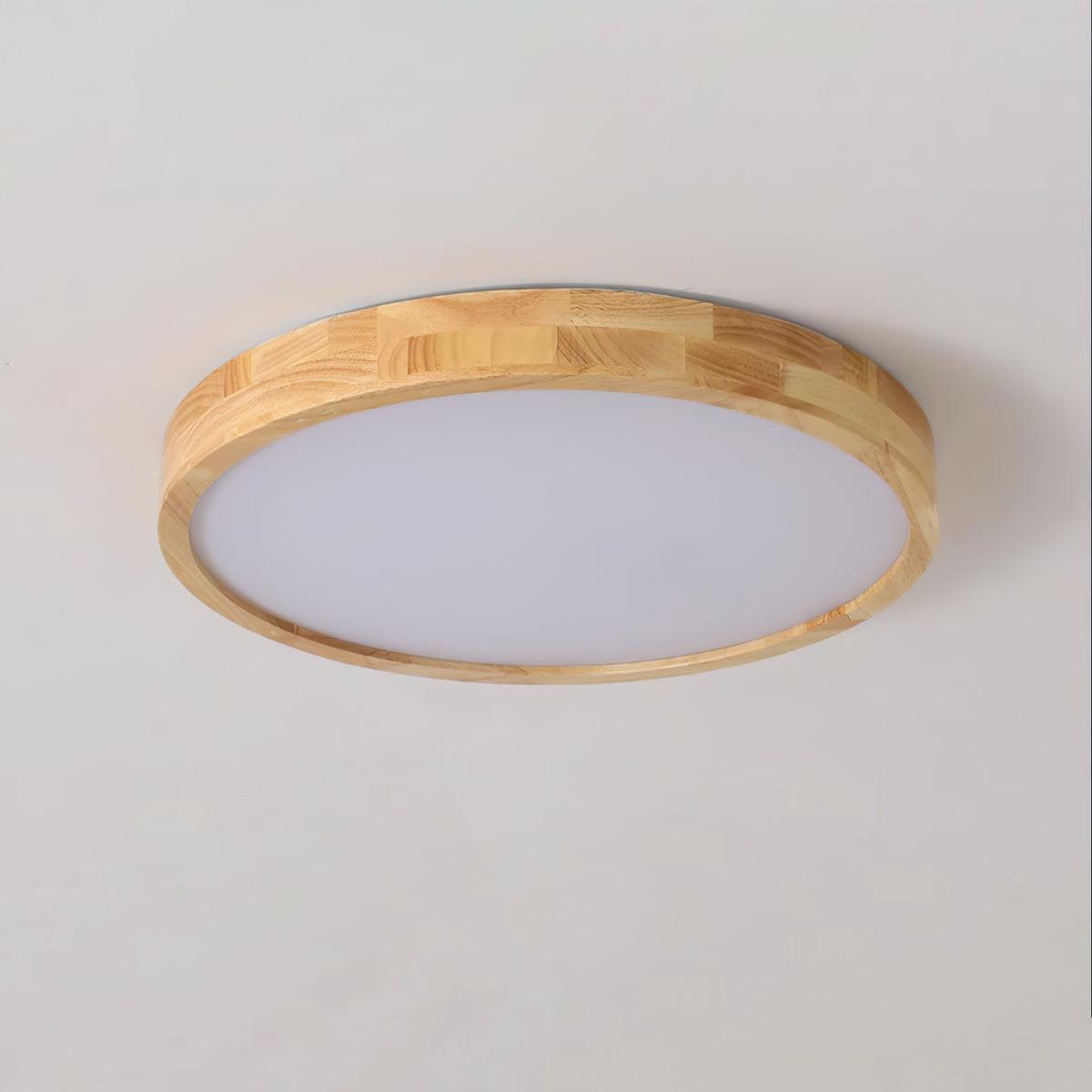 Hano Wooden Geometric Ceiling Light - Neutralighting